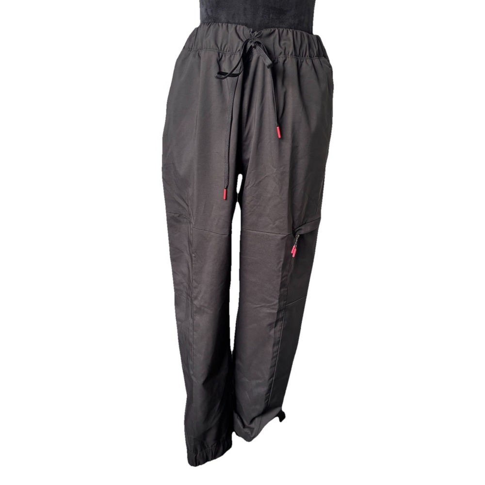 Unipro Black Active Wear Cargo Quick Dry Windbreaker Pant (L36-38) Stretch Men's